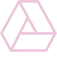 Ícono: logo de Google Drive
