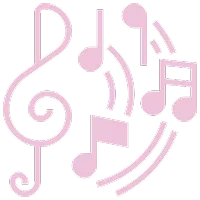 Ícono: notas musicales